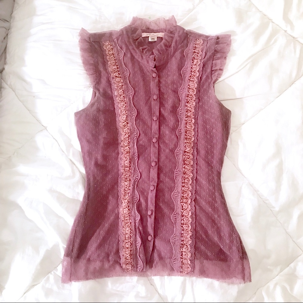 Intuitions purple blouse